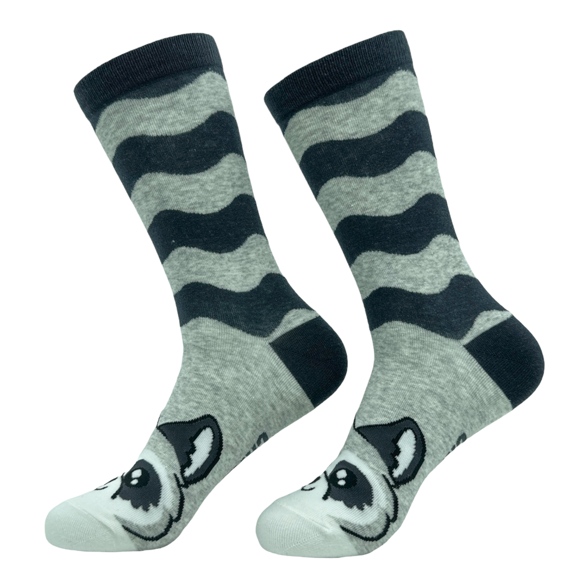 Crazy Dog/Women&#39;s Raccoon Socks Funny Cute Furry Cuddly Rodent