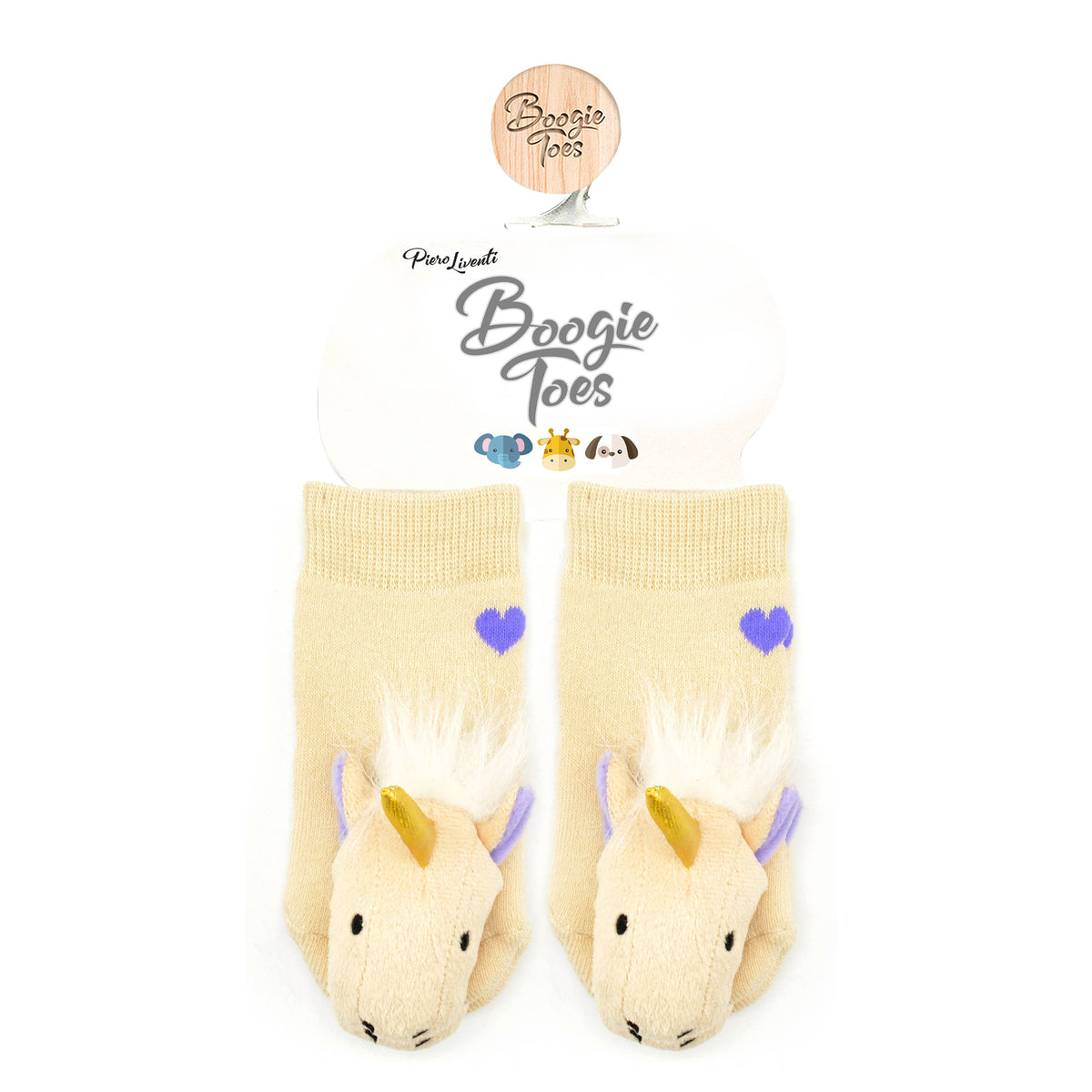 Liventi/Golden Unicorn Boogie Toes Rattle Socks