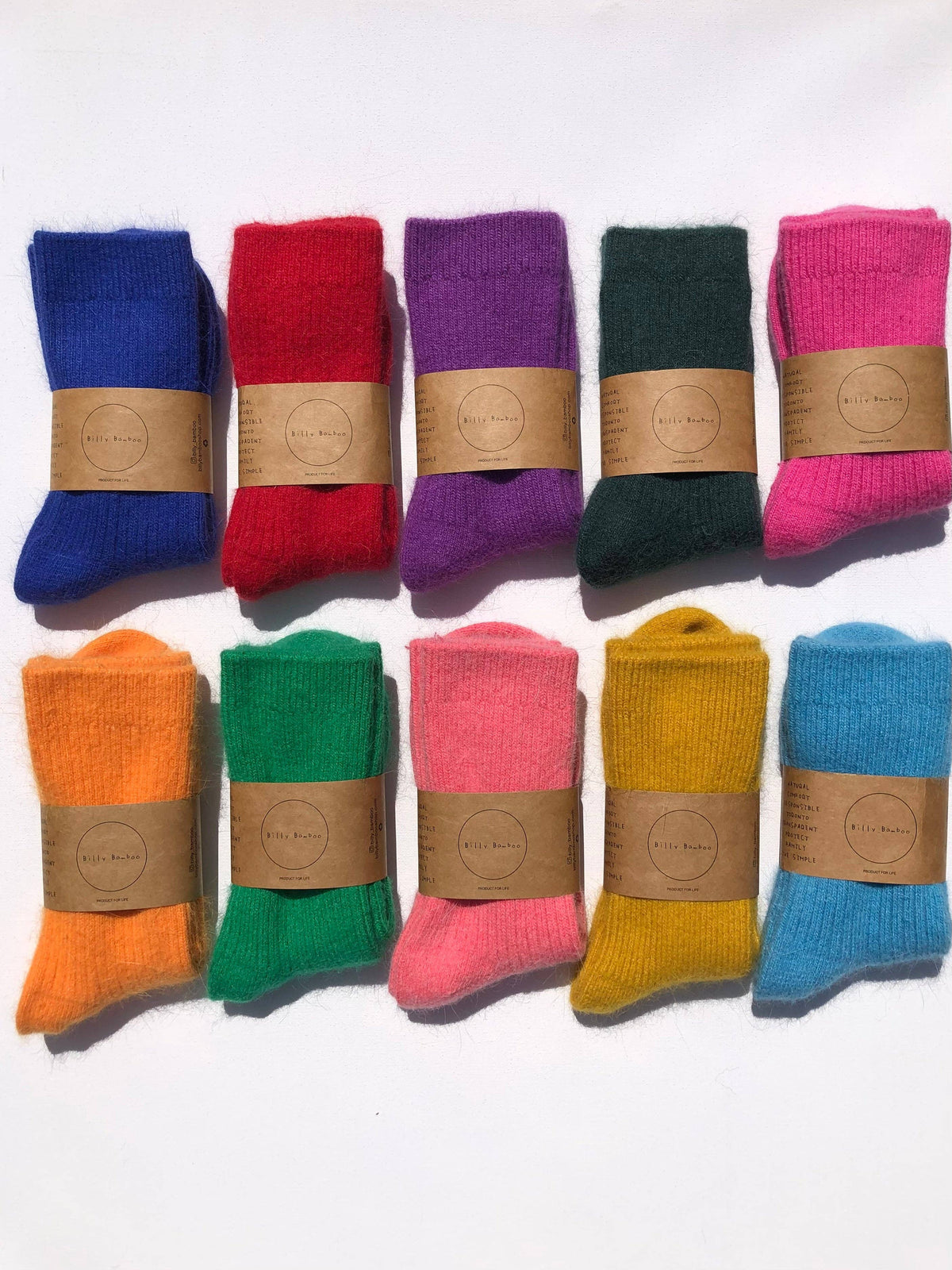 Billy Bamboo/ANGORA WOOL SOCKS