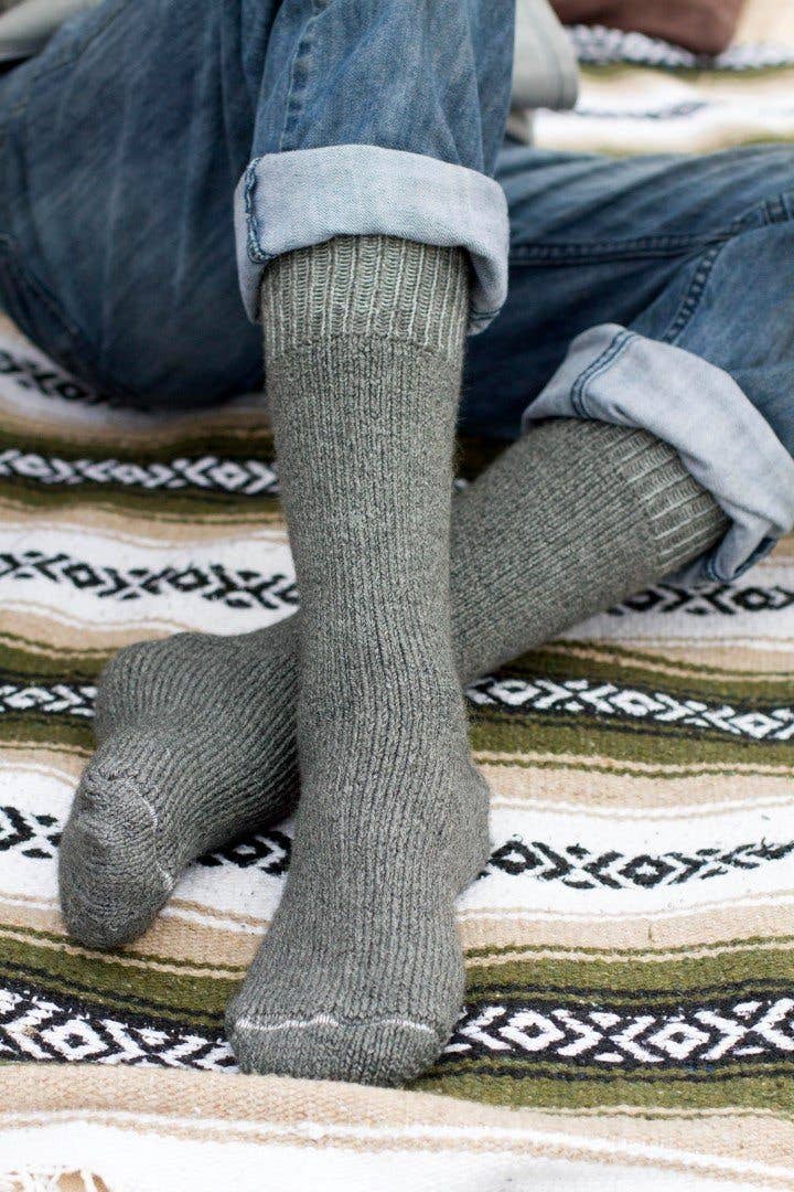 Choice Alpaca/&quot;Superwarm&quot; Alpaca Socks - Made in the USA