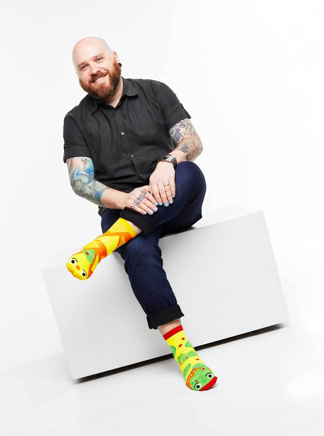 Pals/Chips & Guac Mismatched Adult Socks