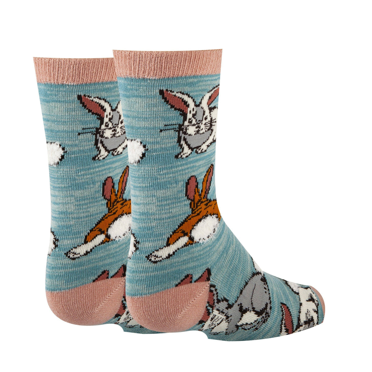 Oooh Yeah! Bunny Hop | Kid's Funny Animal Cotton Crew Socks