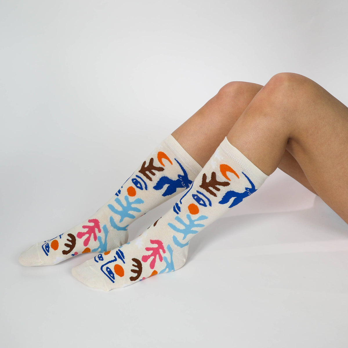 Yellow Owl Workshop/Small Socks - Matisse Art Socks
