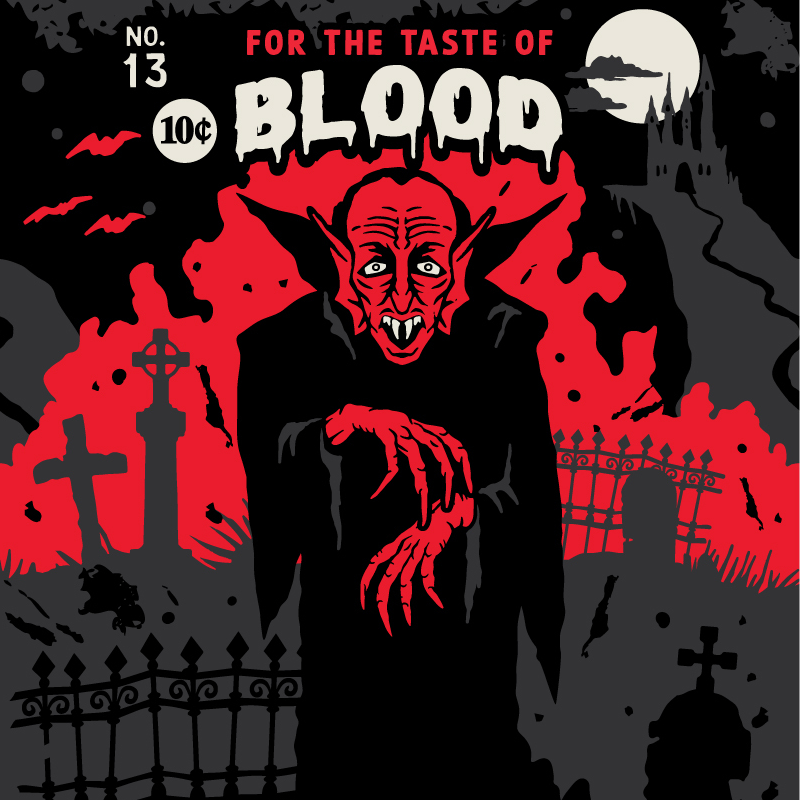 Foot Clothes/Dracula's Bloodlust Crew Socks