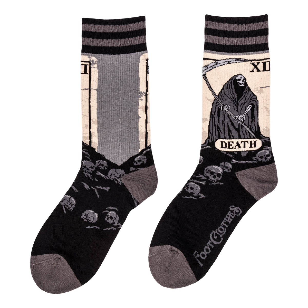 Foot Clothes/Death Tarot Card Socks