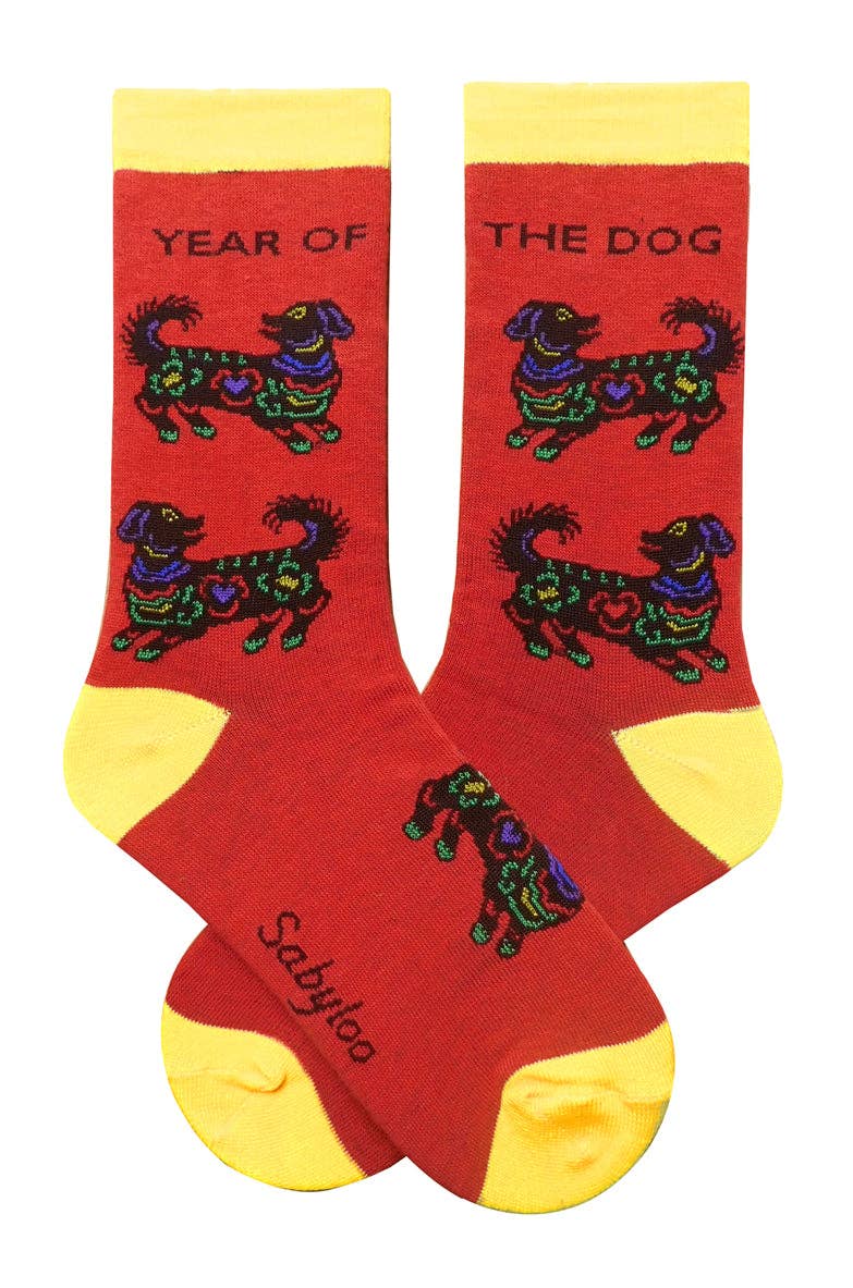 Sabyloo/YEAR OF THE DOG SOCKS