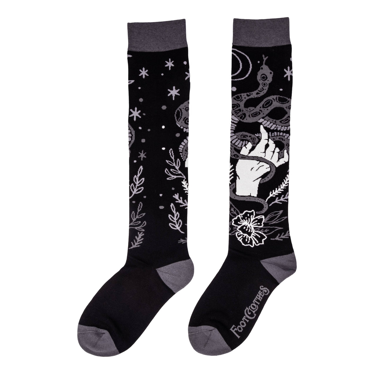 Foot Clothes/Serpentine Witch Knee Highs