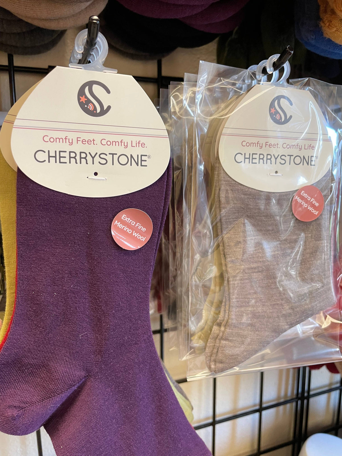 Cherrystone/Extra Fine Premium Merino Wool Everyday Socks