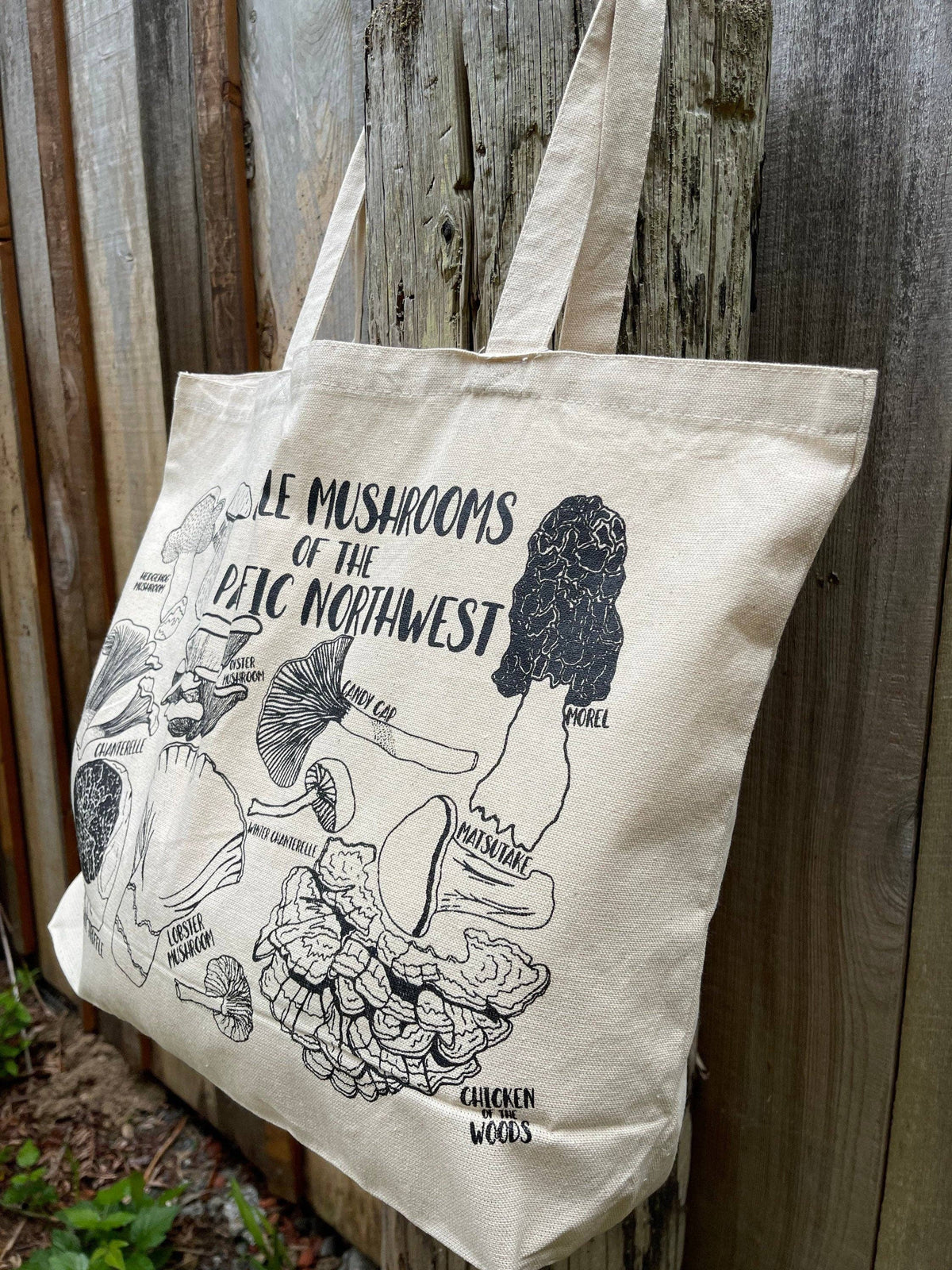 Coastal Haze Designs/Mushroom Tote Bag