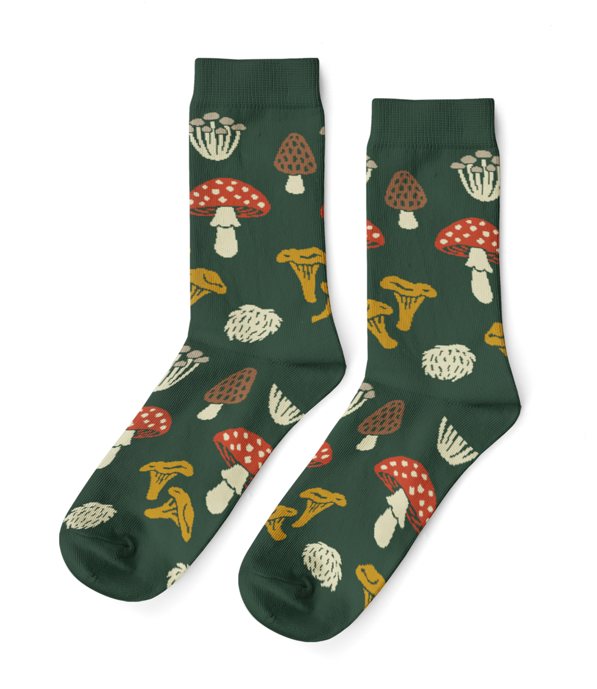 Yellow Owl Workshop/Forest Fungi - Small Crew Socks