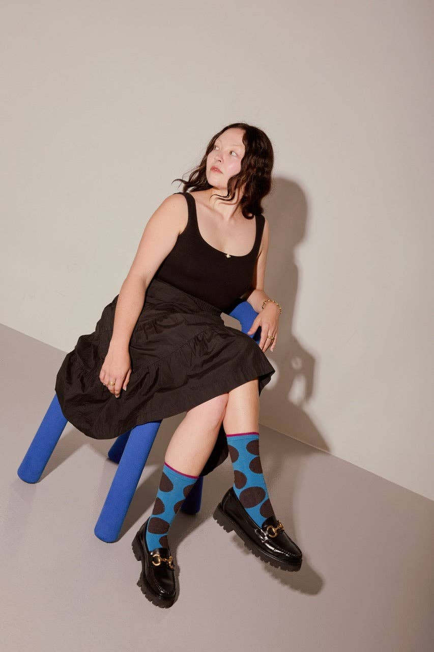 Hooray/Big Dot Blue Sock