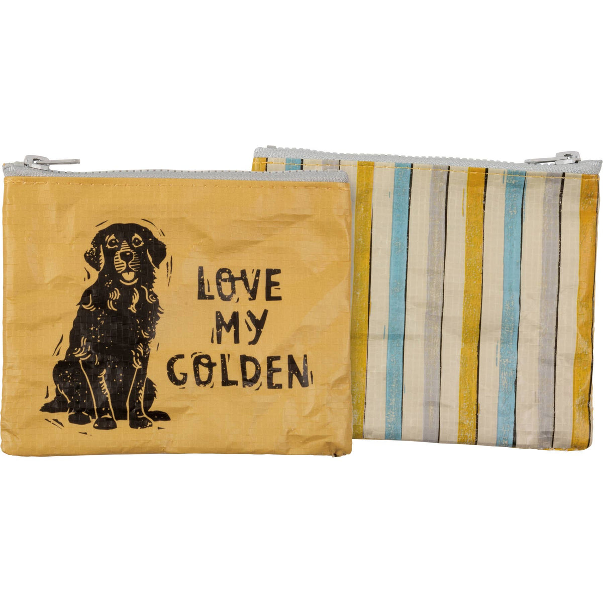 Primitives by Kathy/Love My Golden Zipper Wallet