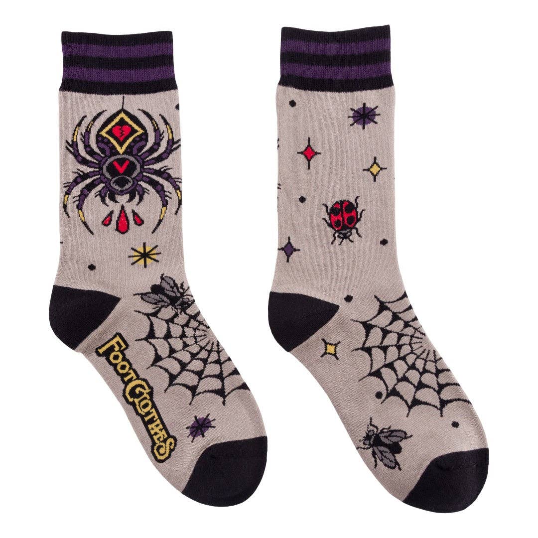 Foot Clothes/Widow's Web Crew Socks