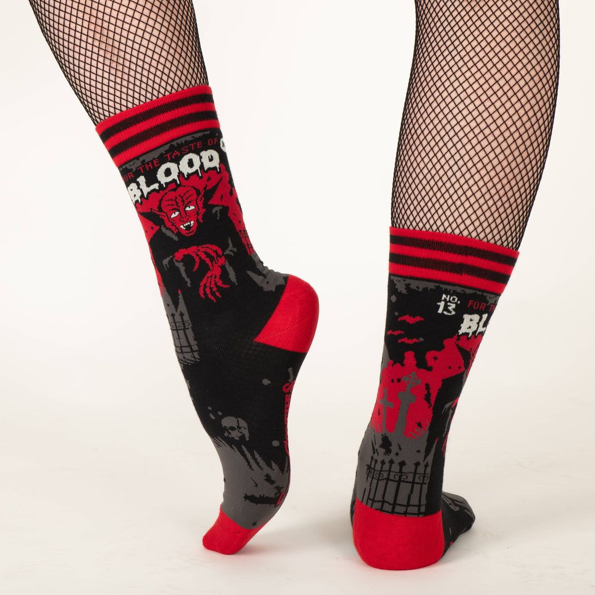 Foot Clothes/Dracula's Bloodlust Crew Socks