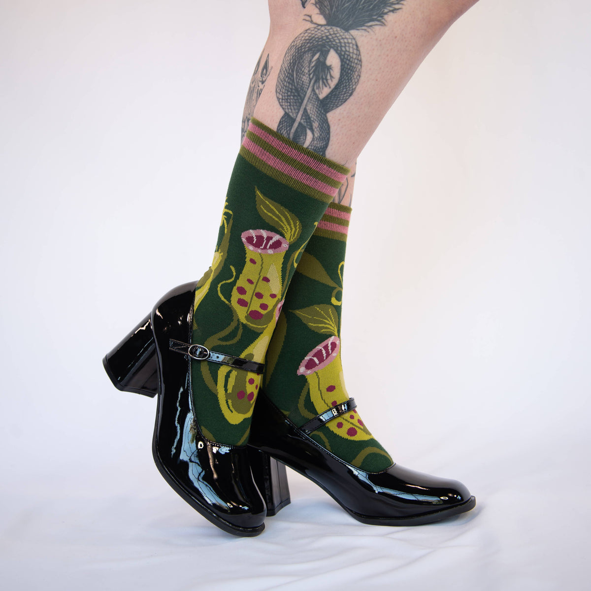 Foot Clothes/Pitcher Plant Crew Socks