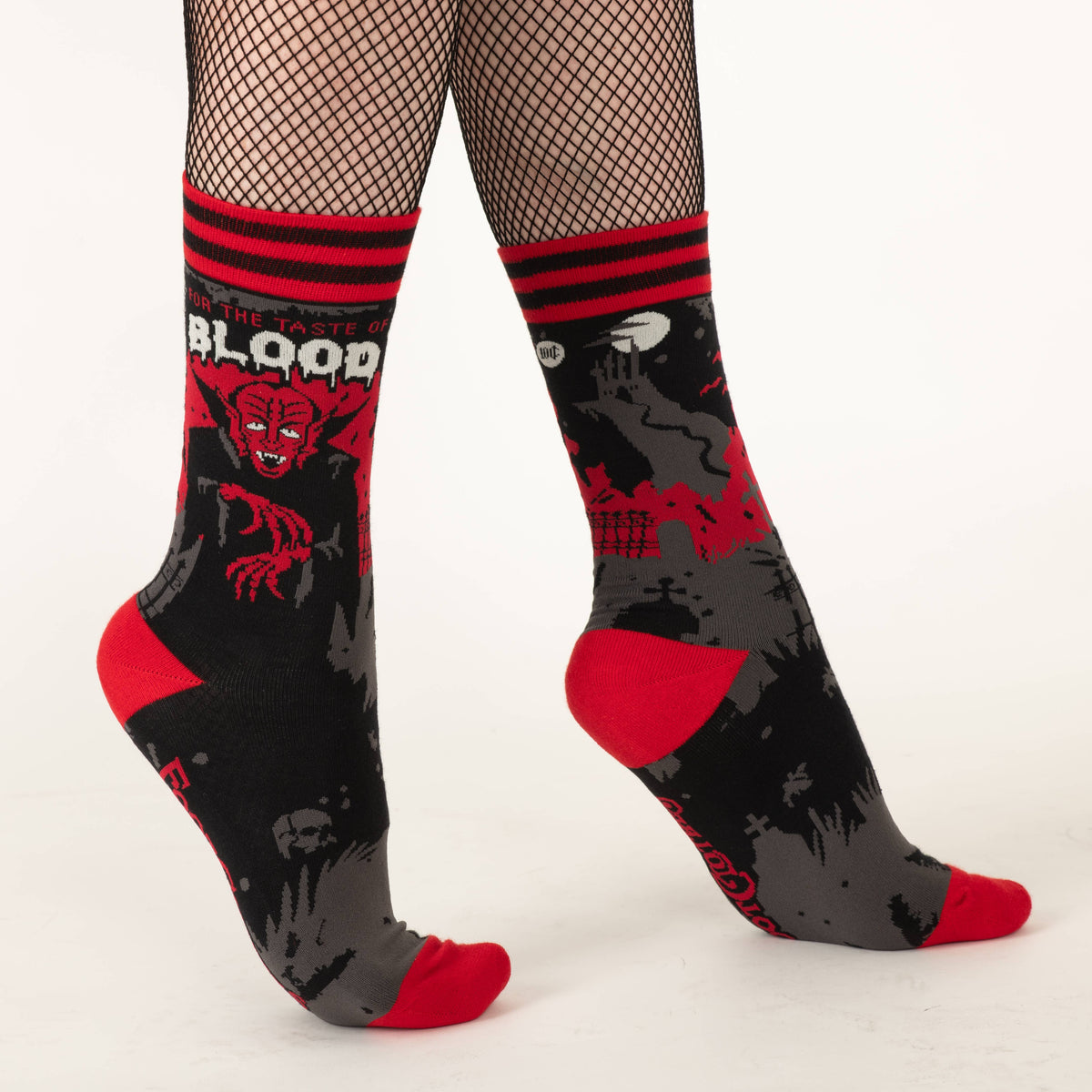 Foot Clothes/Dracula's Bloodlust Crew Socks