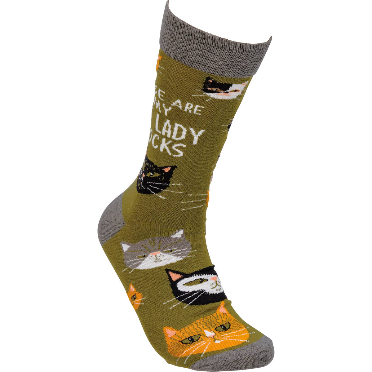 Primitives By Kathy/These Are My Cat Lady Socks