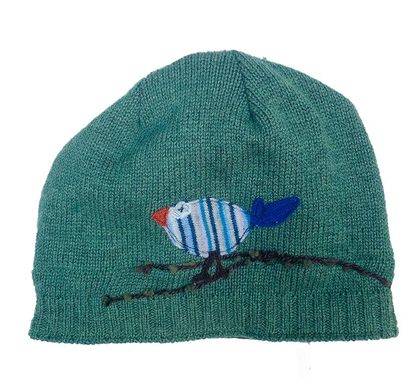 Sardine Wool Hat-Cute Bird