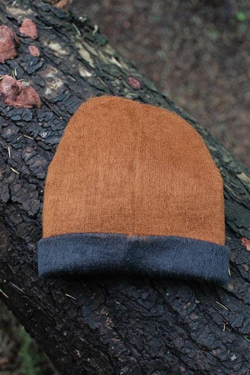 Choice Alpaca/Cuenca Reversible Brushed Alpaca Beanie Hat