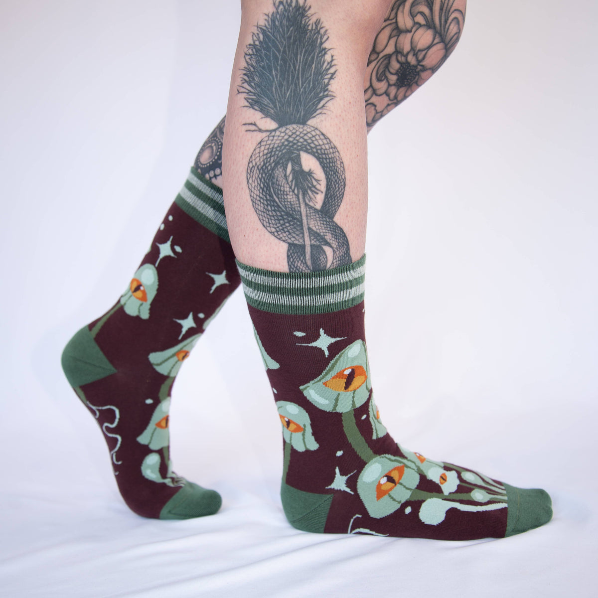 Foot Clothes/Mystic Mushrooms Crew Socks