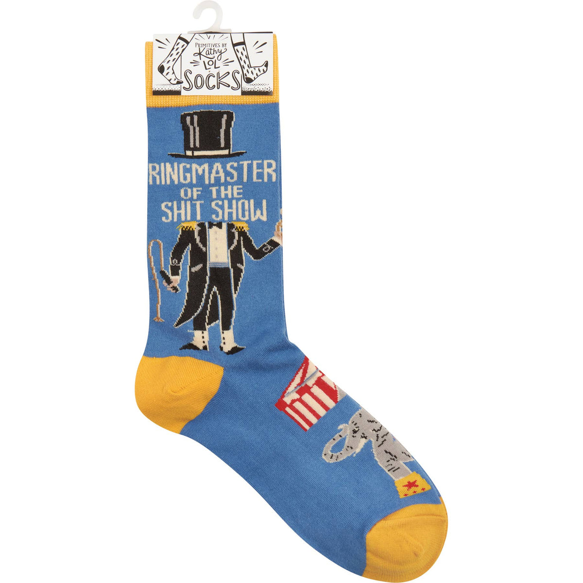 Primitives by Kathy/Ringmaster Of The Shitshow Socks