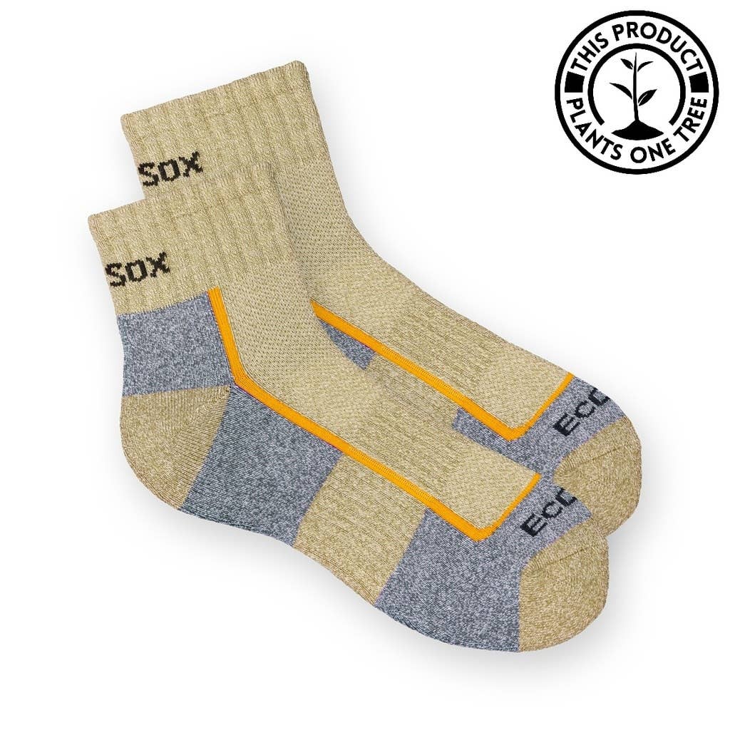 EcoSox/Hiking Quarter Light Wgt 1/2 Cushion Sock - Large