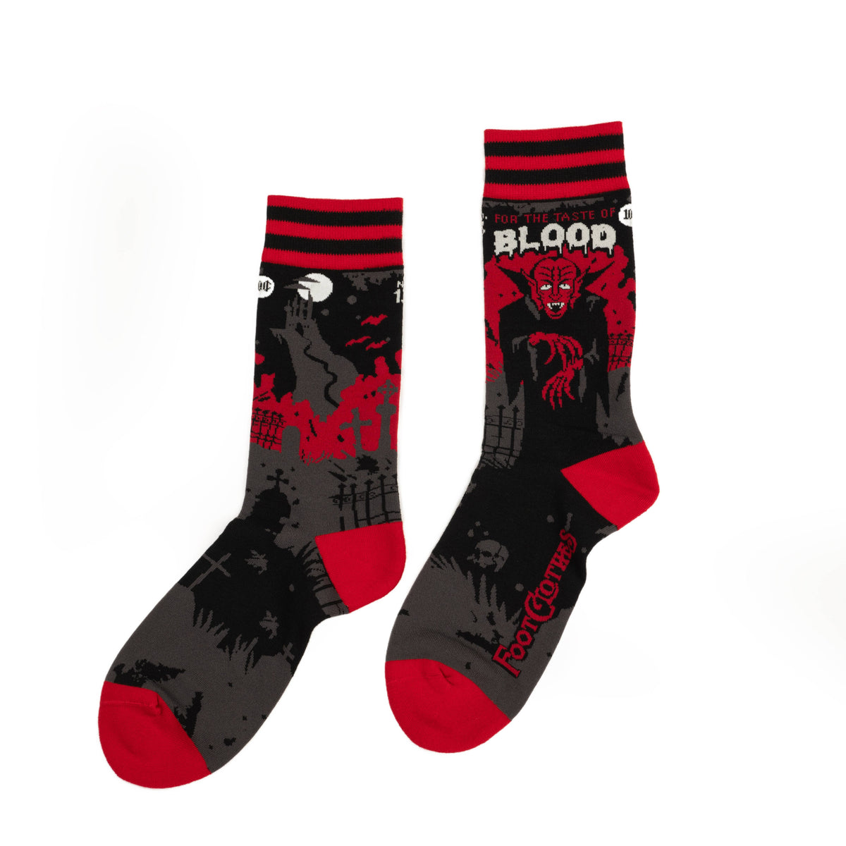 Foot Clothes/Dracula's Bloodlust Crew Socks