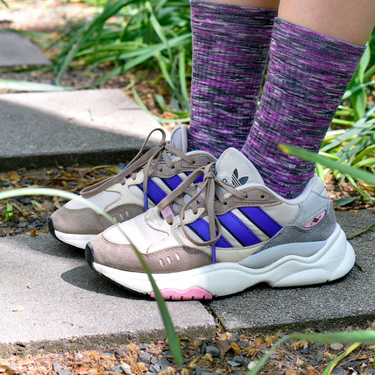 Dr. Motion/Spacedye | Compression Outdoor Medium Weight Crew For Women