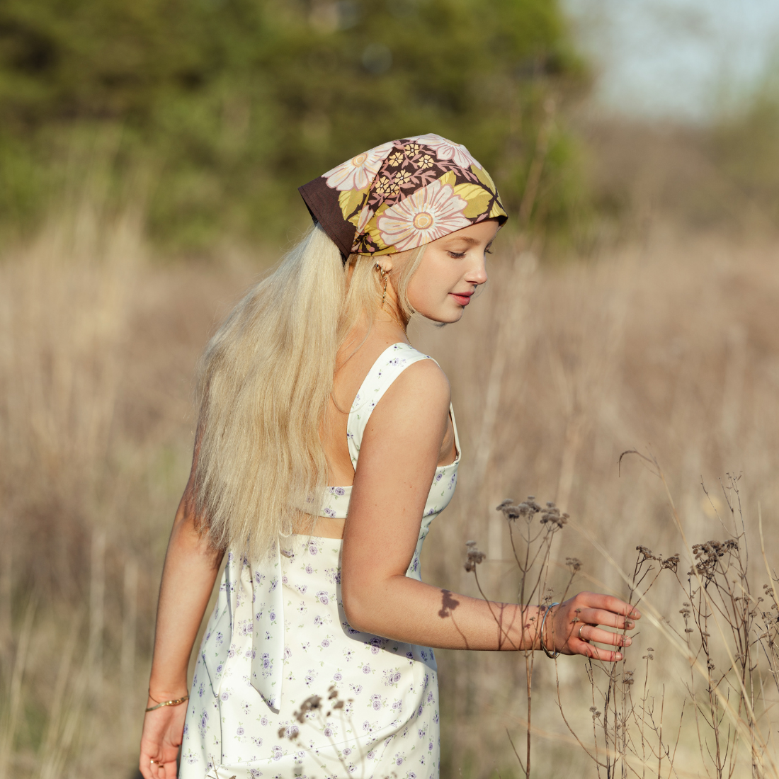 Handker/No. 134 Violet Bandana