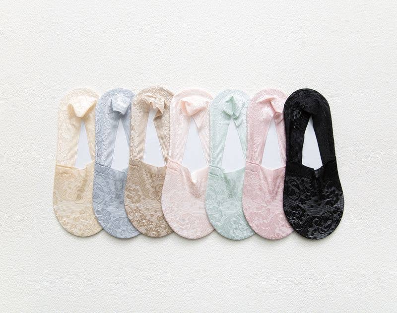 Gohobi/Spring/Summer Women&#39;s Lace Boat Socks