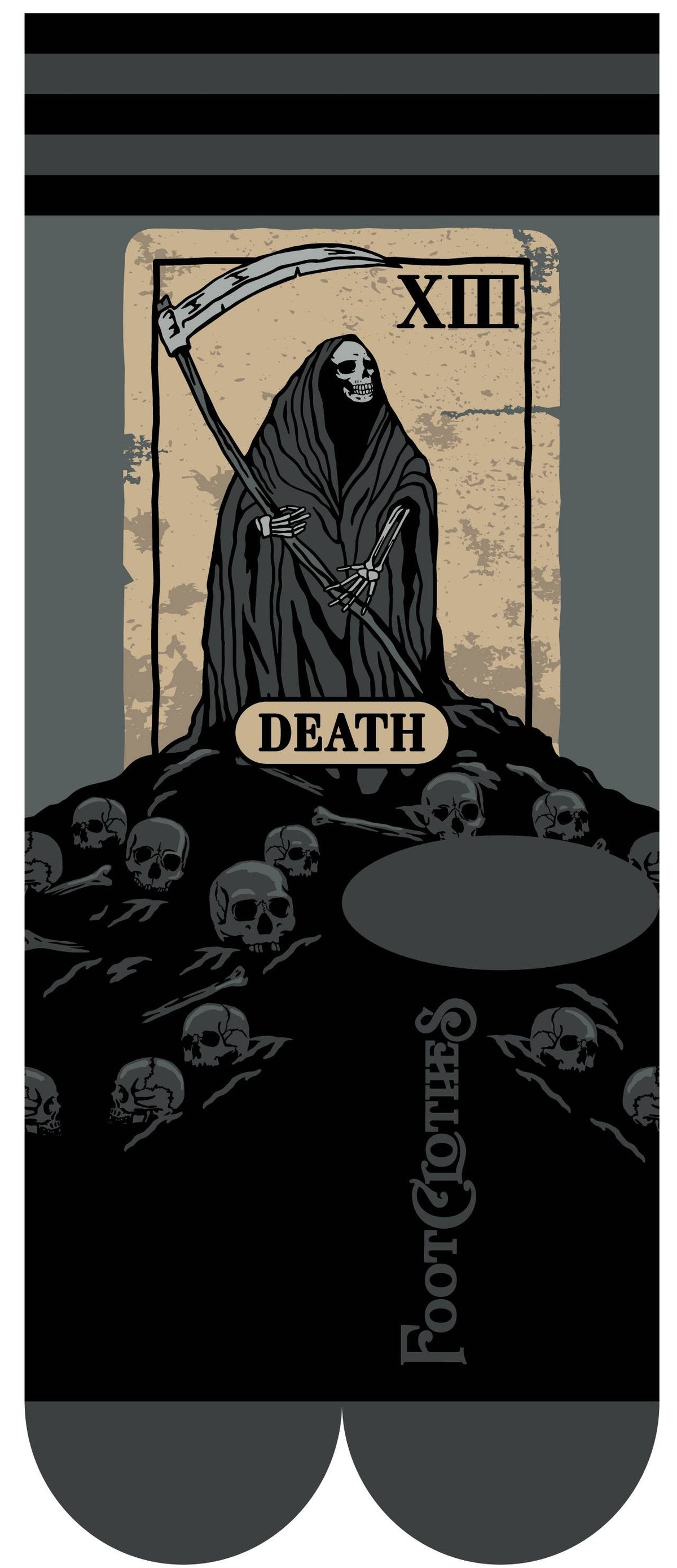 Foot Clothes/Death Tarot Card Socks