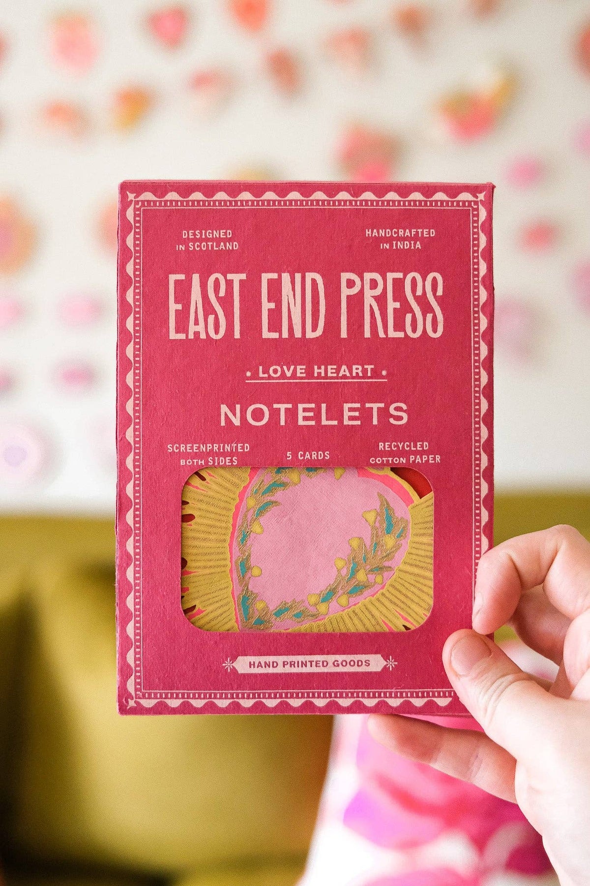 East End Press/Love Heart Notelet Set