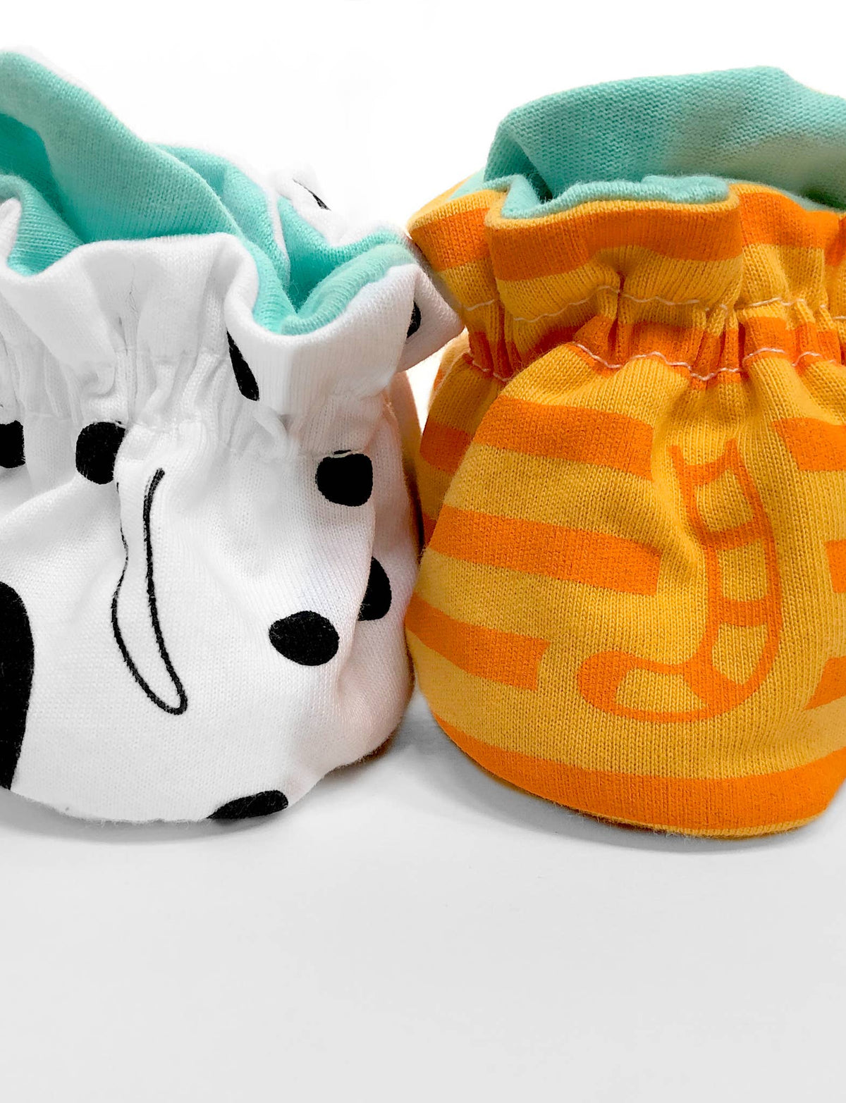 Pals/Kitten &amp; Puppy Non-Slip Mismatched Baby Booties