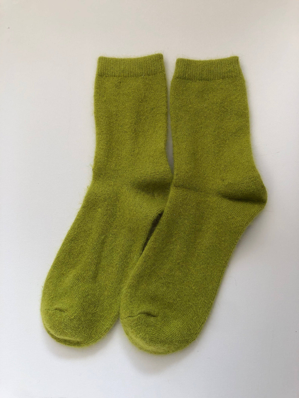 Billy Bamboo/FLUFFY ANGORA SOCKS - CRYSTALS