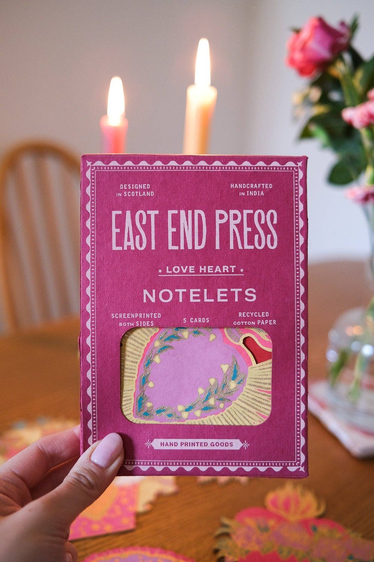 East End Press/Love Heart Notelet Set