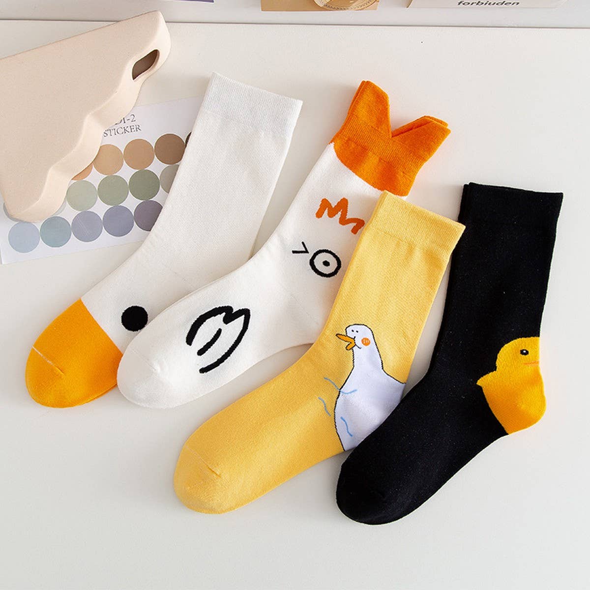 Yuppie Sox CUTE CARTOON PURE COTTON SOCKS WITH ALL SEASONS