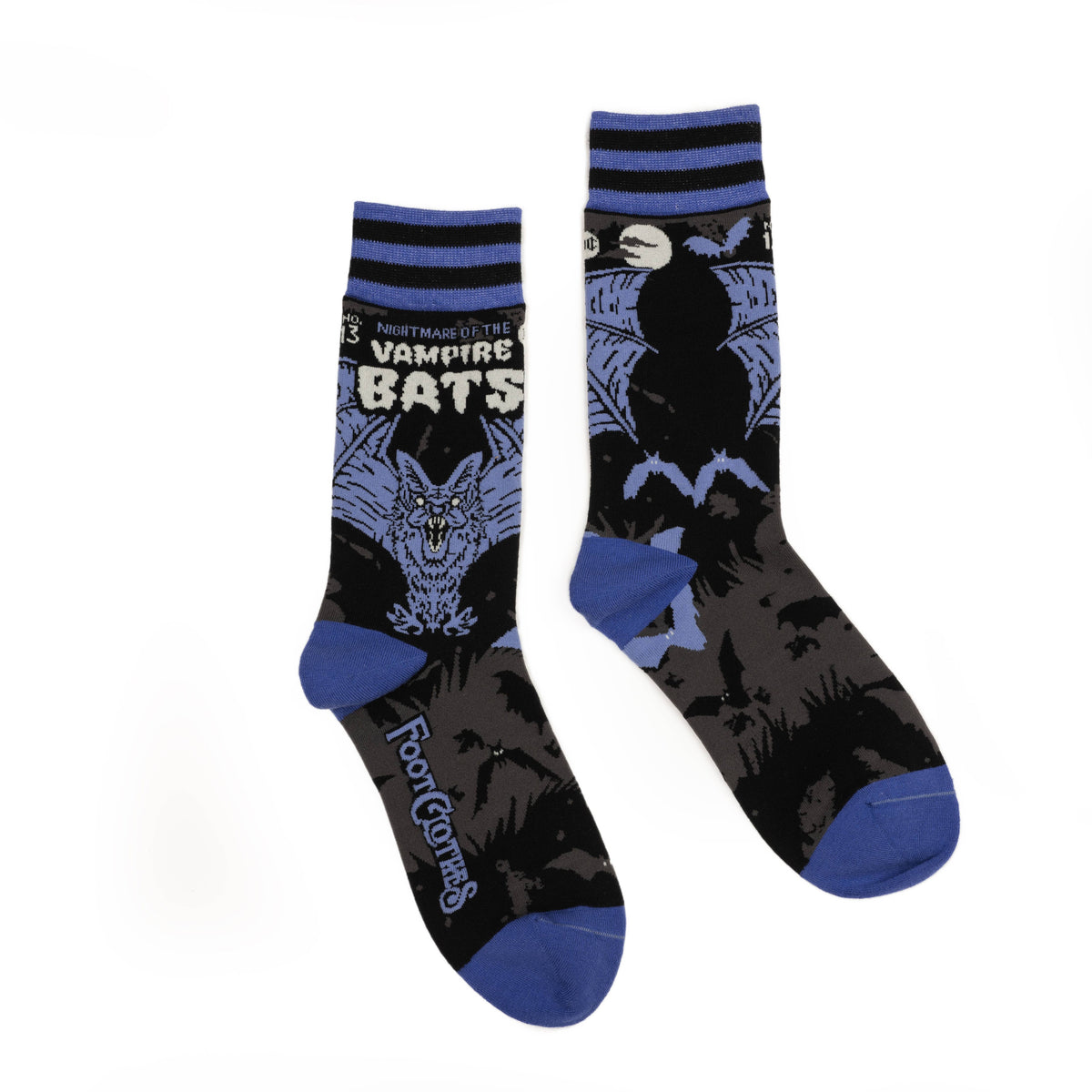 Foot Clothes/Vampire Bats Crew Socks