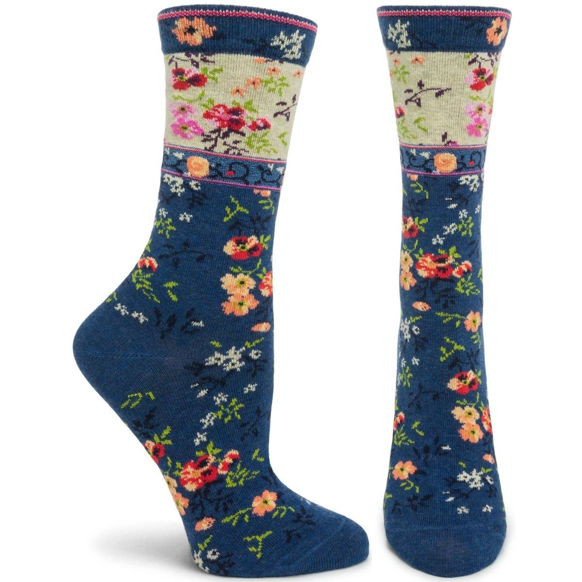 Ozone Women's Mona Linen Crew Sock
