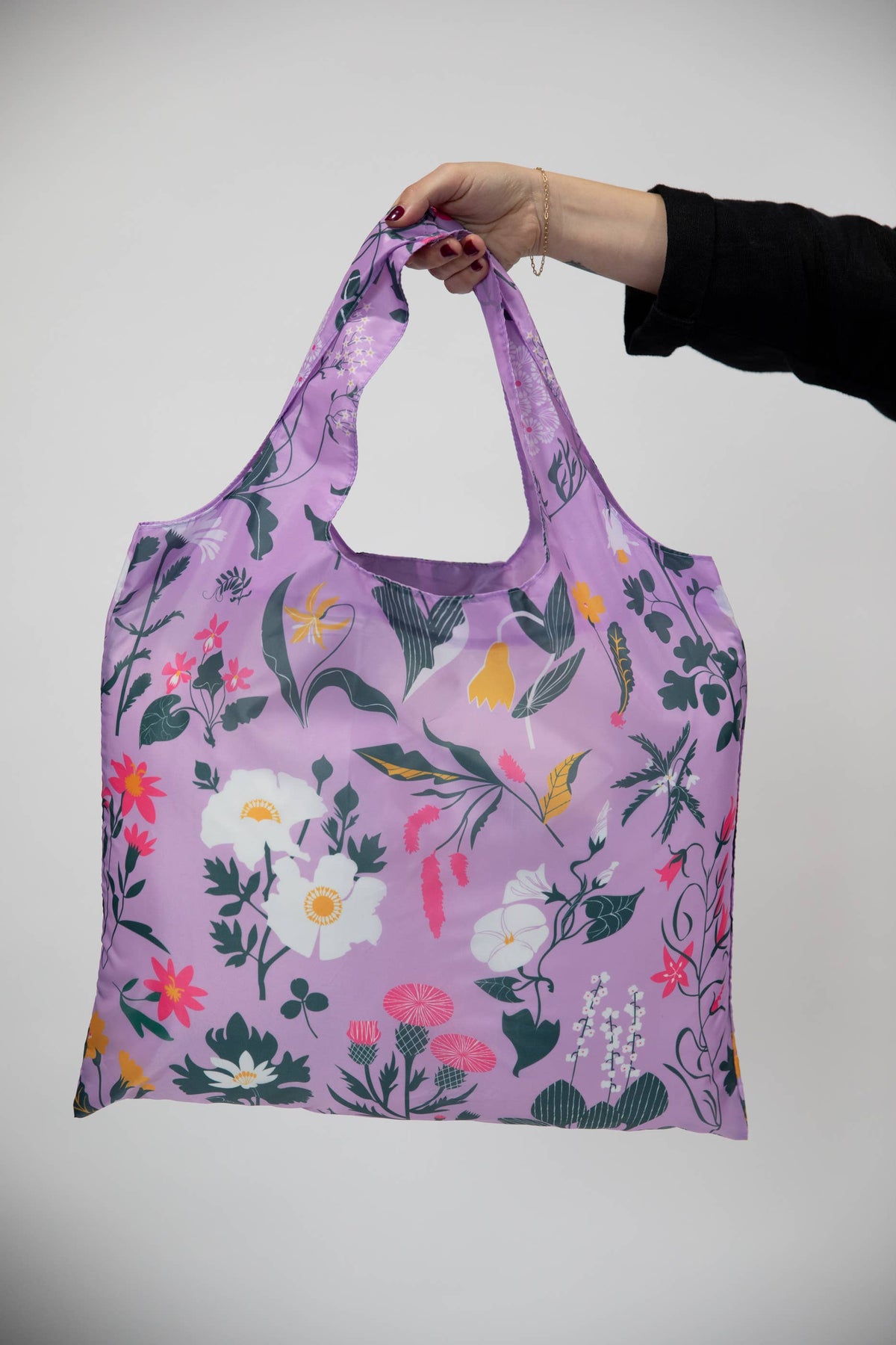 Yellow Owl Workshop Floral Art Sack by Banquet Workshop - Reusable Tote Bag