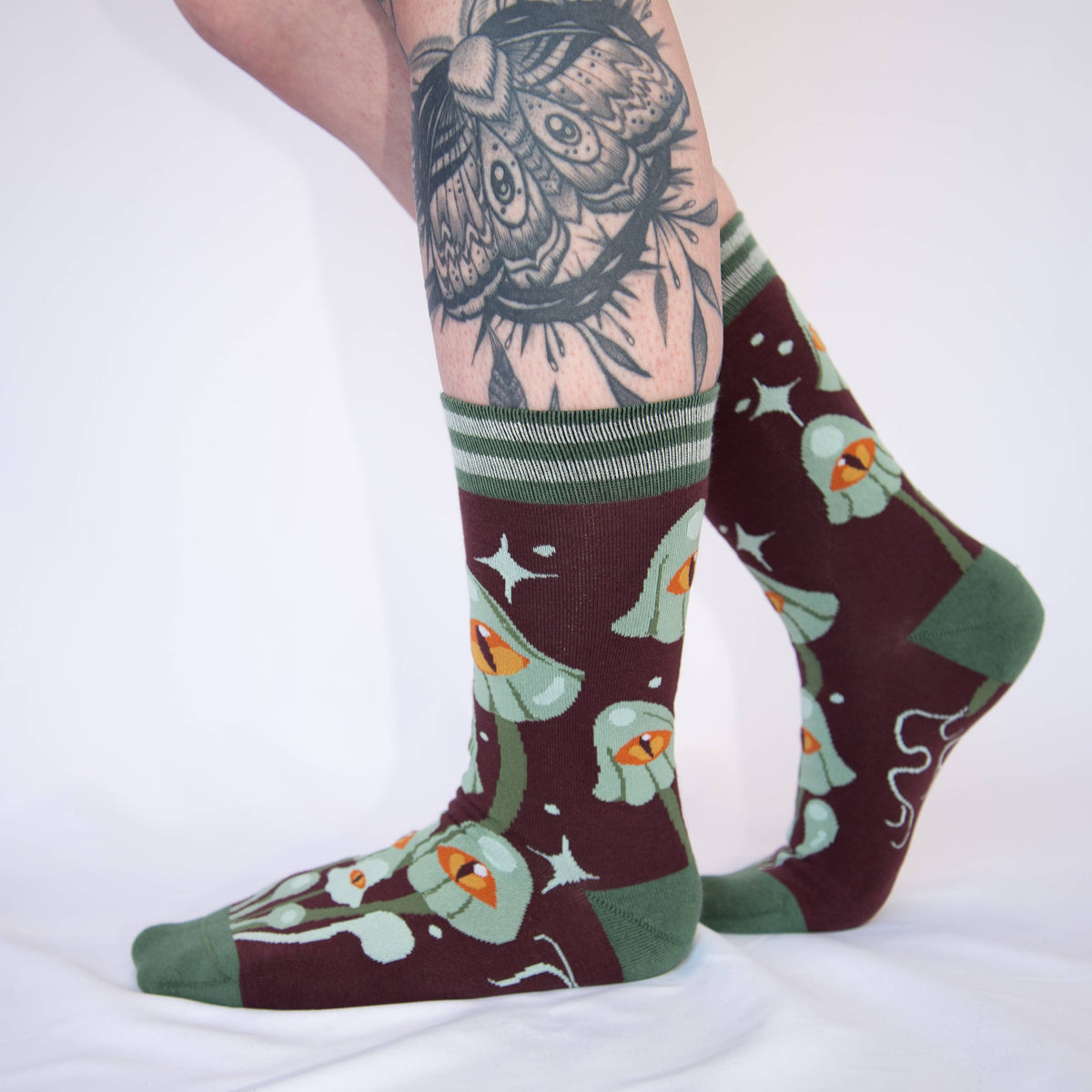 Foot Clothes/Mystic Mushrooms Crew Socks