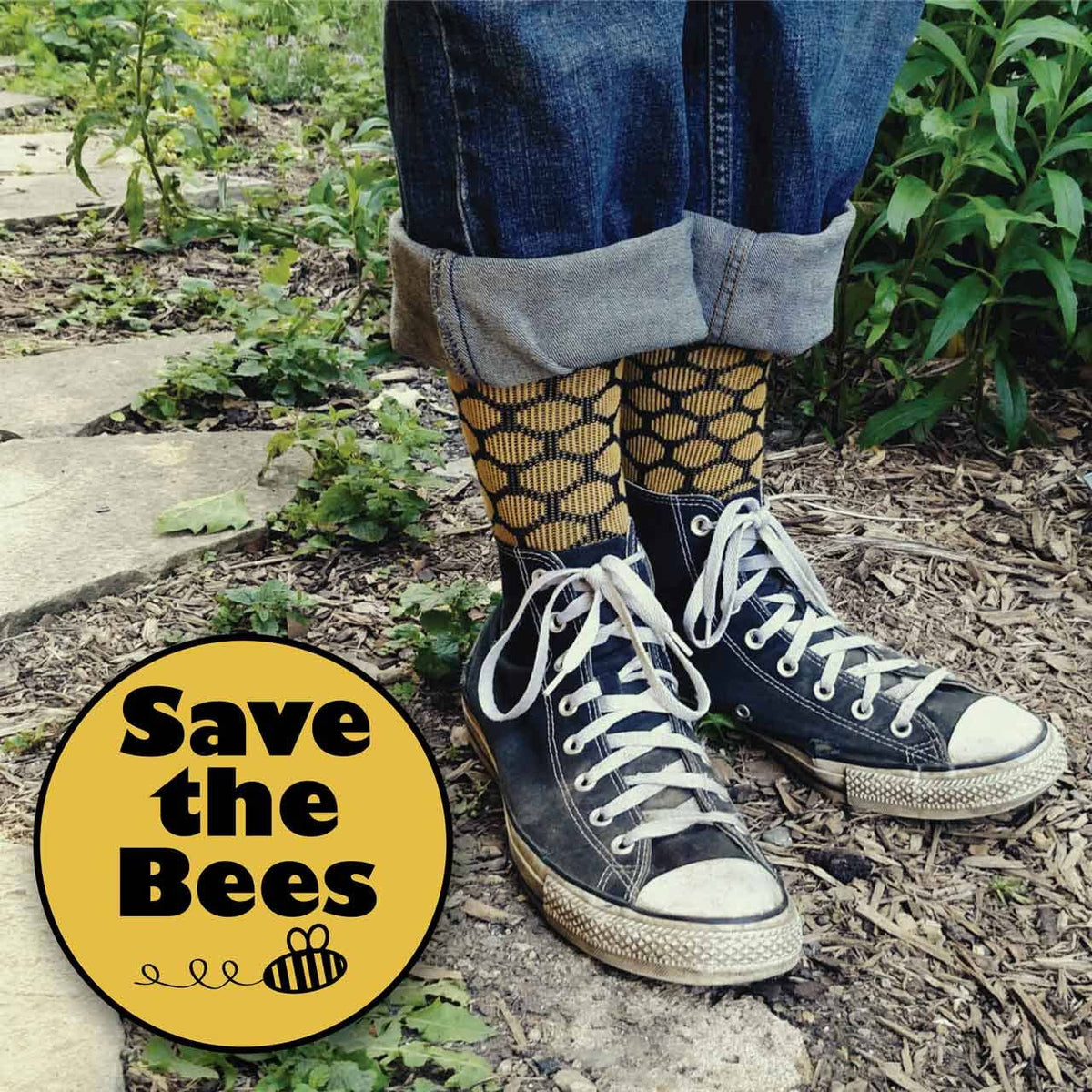 Maggie&#39;s/Organic Cotton Cotton Bee Keeper Socks