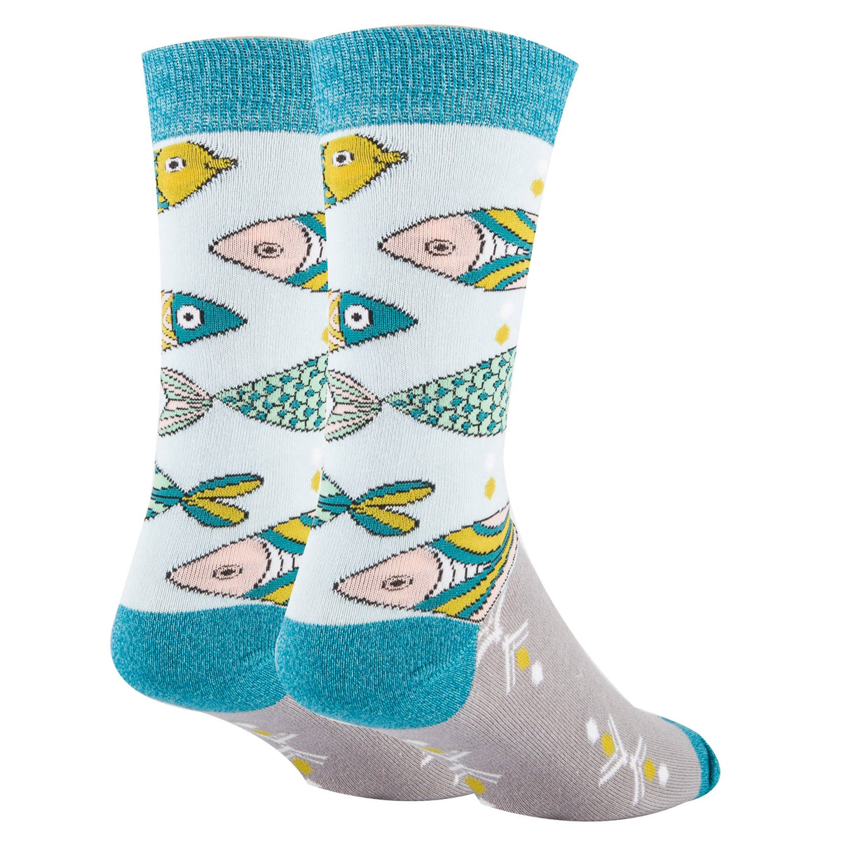 Oooh Yeah!/School of Fish | Men&#39;s Premium Cotton Crew Socks