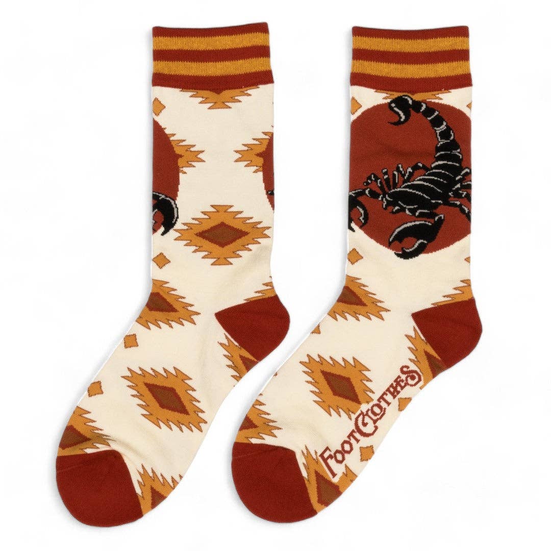 Foot Clothes/Santa Fe Scorpion Crew Socks