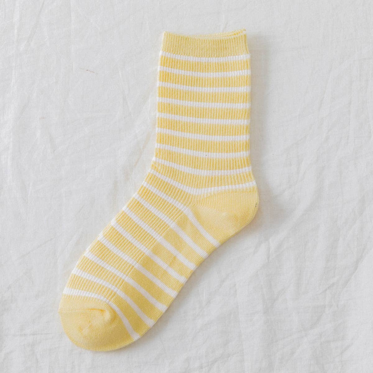 Yuppie Sox WOMEN NEW STRIPED CUTE BREATHABLE PILE SOCKS