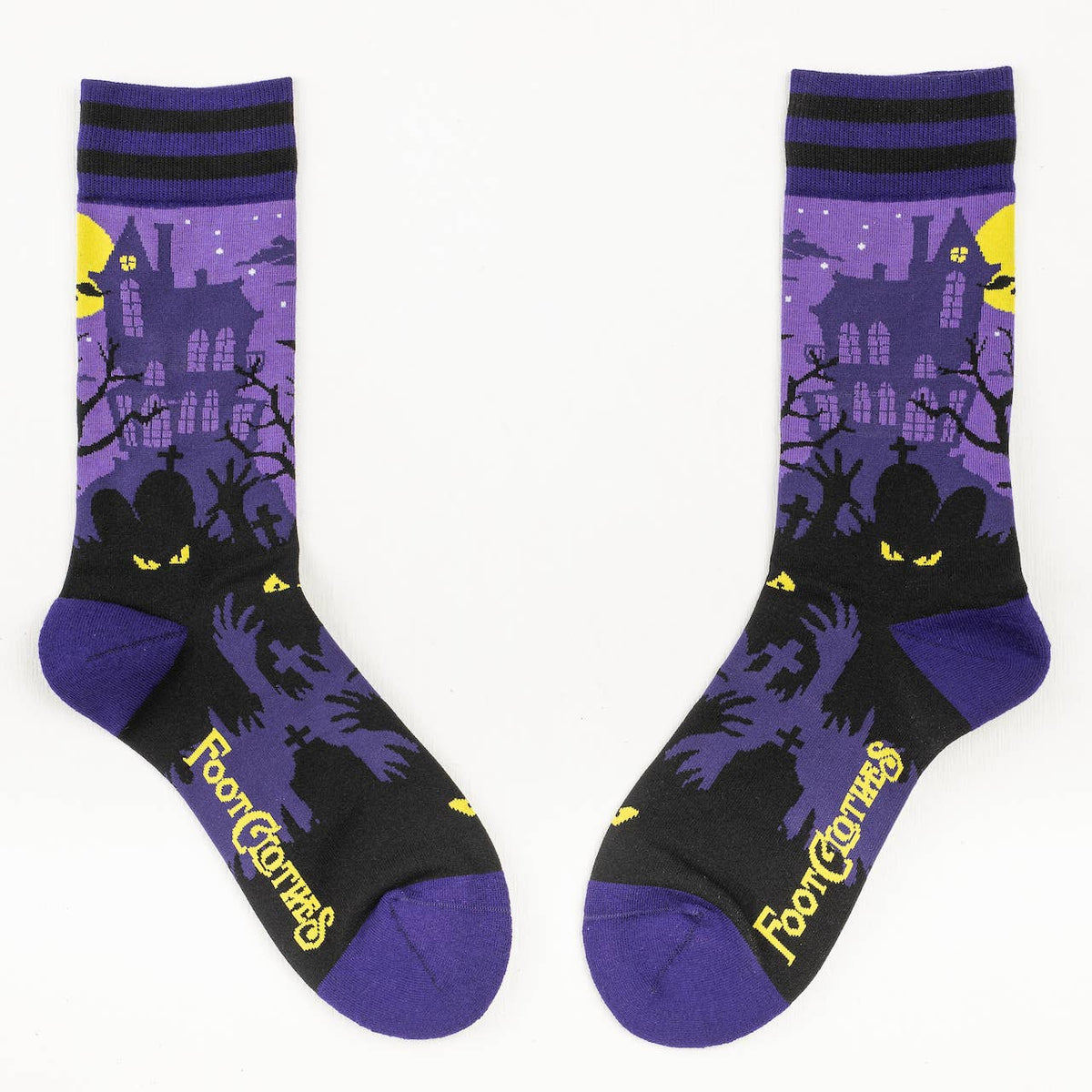 Foot Clothes/Haunted House Crew Socks
