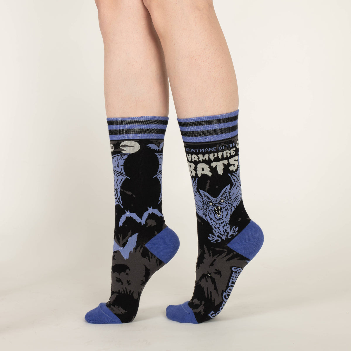 Foot Clothes/Vampire Bats Crew Socks