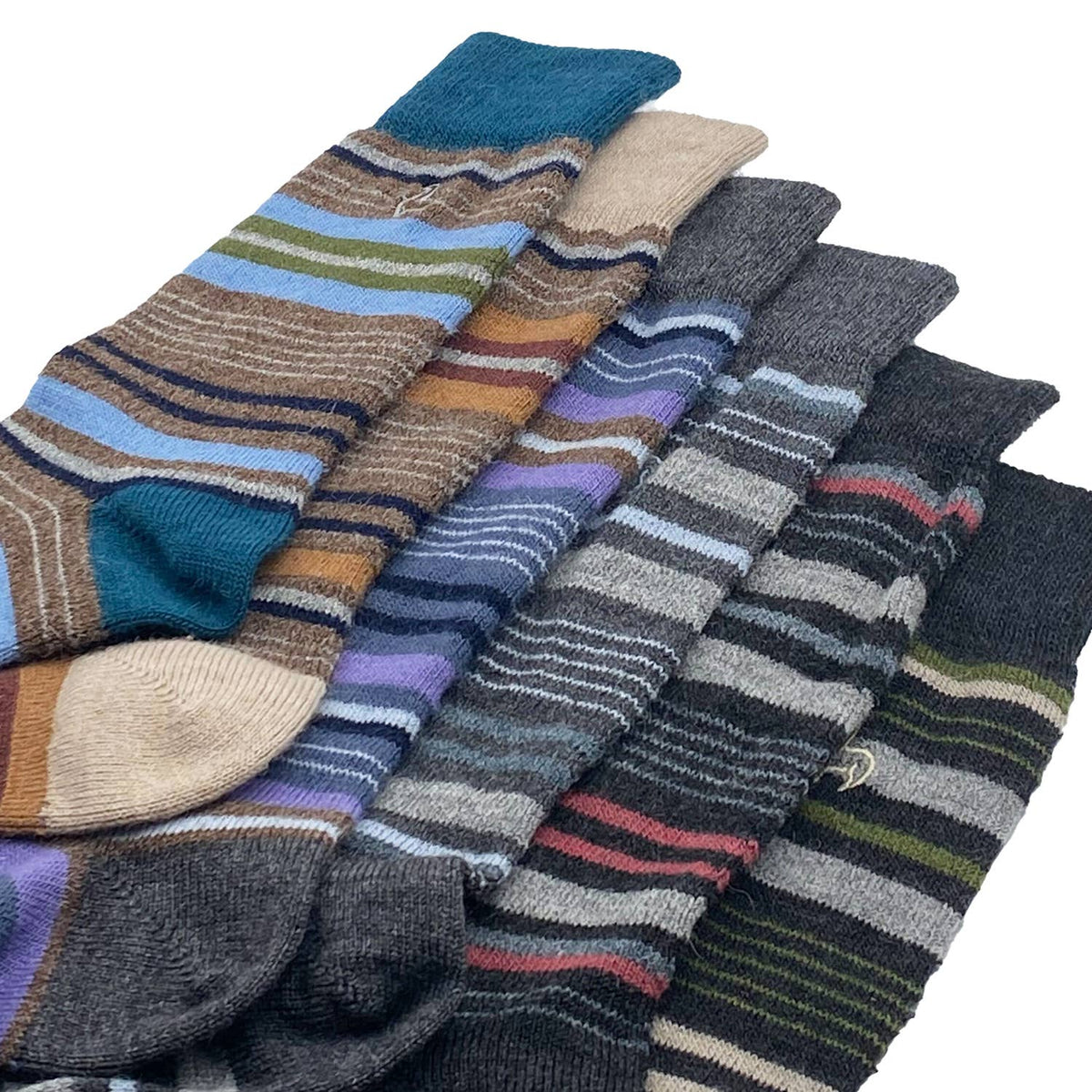 Shupaca/Alpaca Socks - Stripe - Riverun