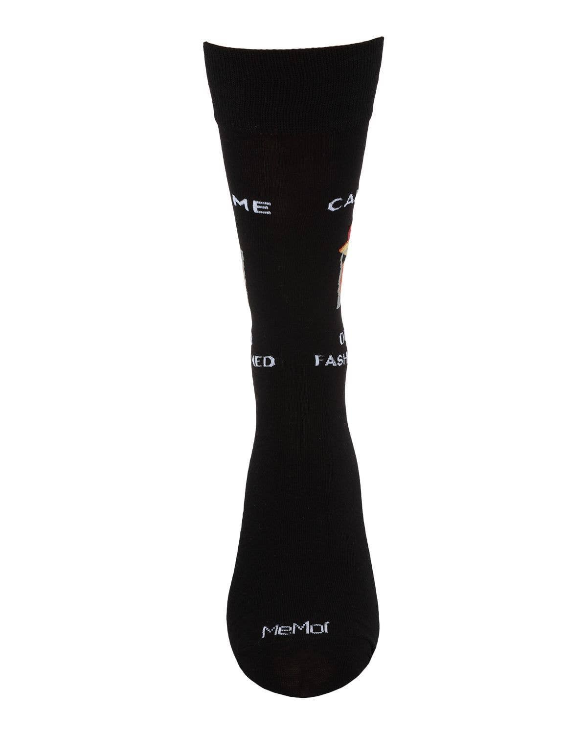 MeMoi/Old Fashioned Mens Bamboo Crew Sock