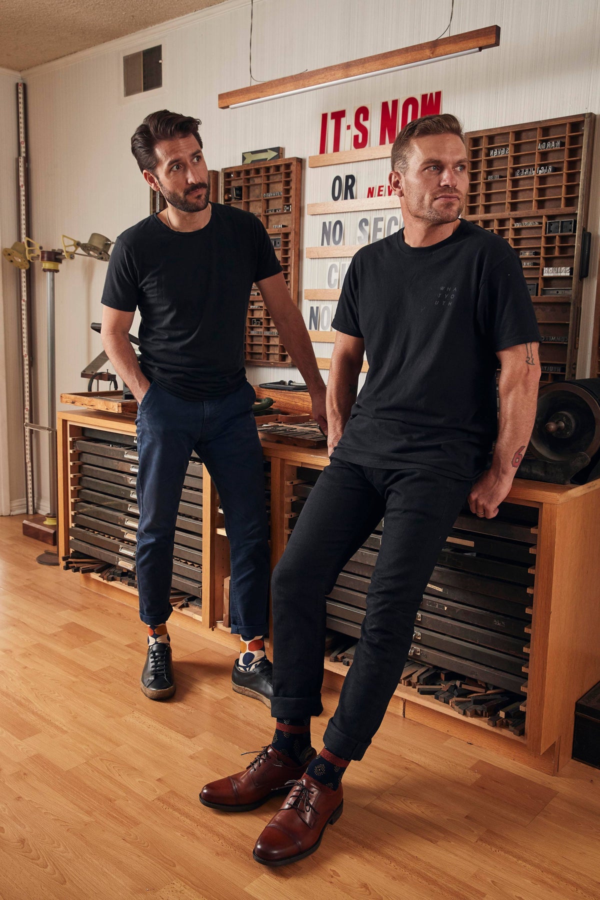Sock it Up/Cosmic Sounds | Men's Bamboo Crew Funny Socks