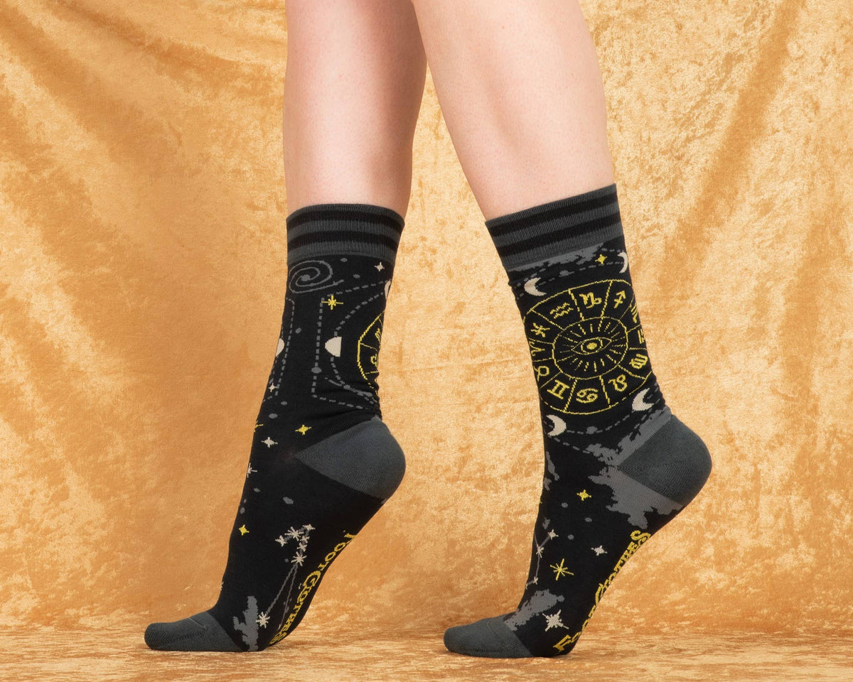 Foot Clothes/Astrology Crew Socks